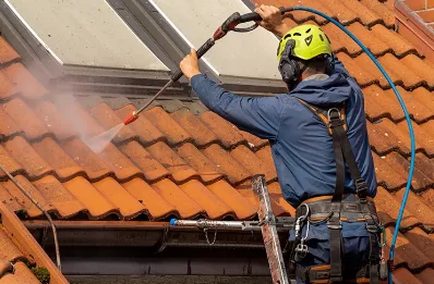 Démoussage et hydrofuge de toiture à Alvignac